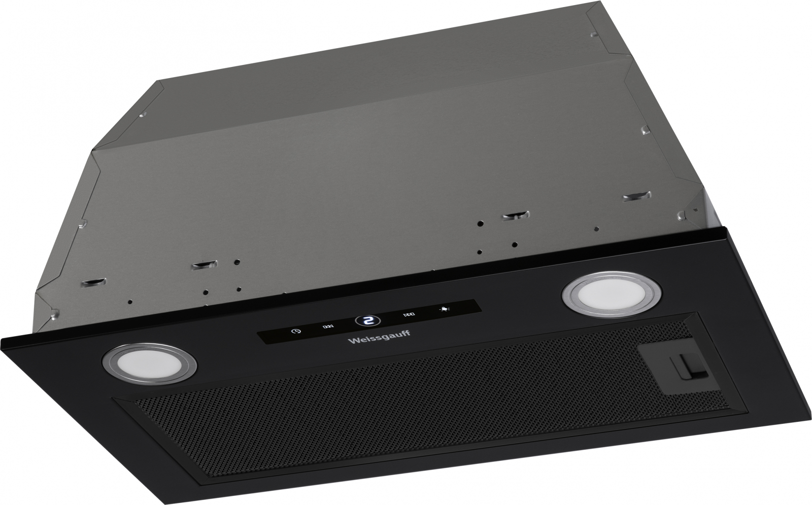 Вытяжка встраиваемая Weissgauff BOX 1200-72 BL черный