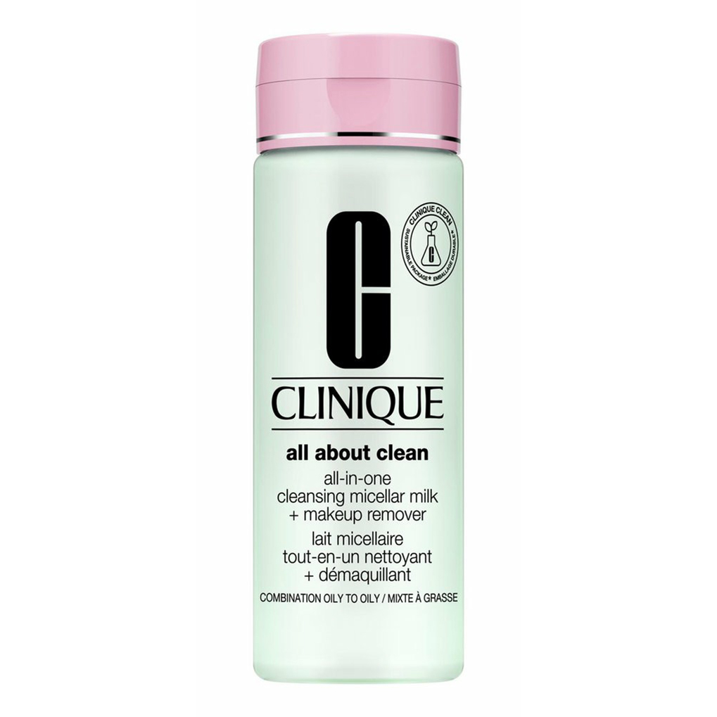 фото Мицеллярное молочко clinique all about clean all-in-one combination oily to oily, 200 мл