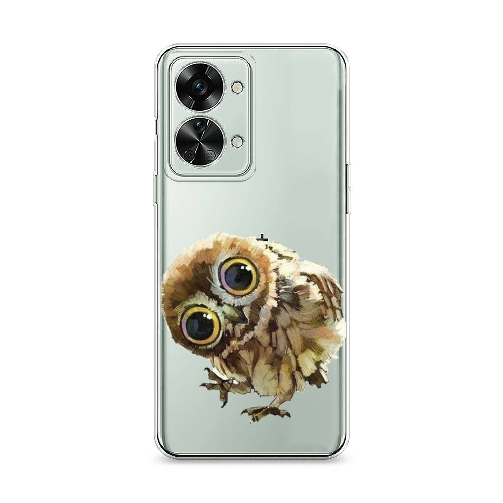 

Чехол Awog на OnePlus Nord 2T / ВанПлас Норд 2T "Любопытный совенок", Разноцветный, 153250-1