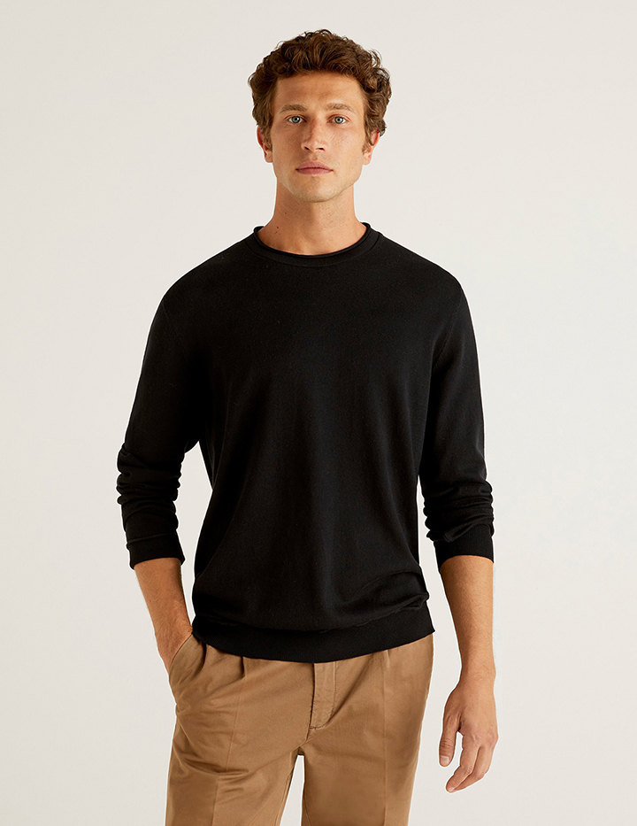 

Джемпер мужской 21A_102CU1P16 United Colors of Benetton черный XS, 21A_102CU1P16