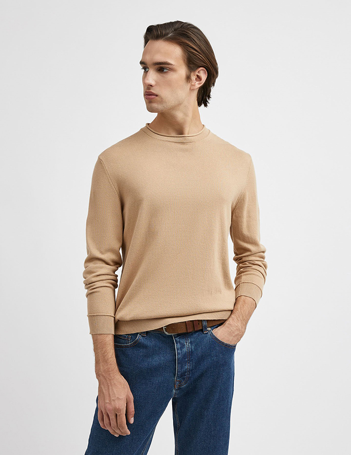 

Джемпер мужской 21A_102CU1P16 United Colors of Benetton бежевый XL, 21A_102CU1P16