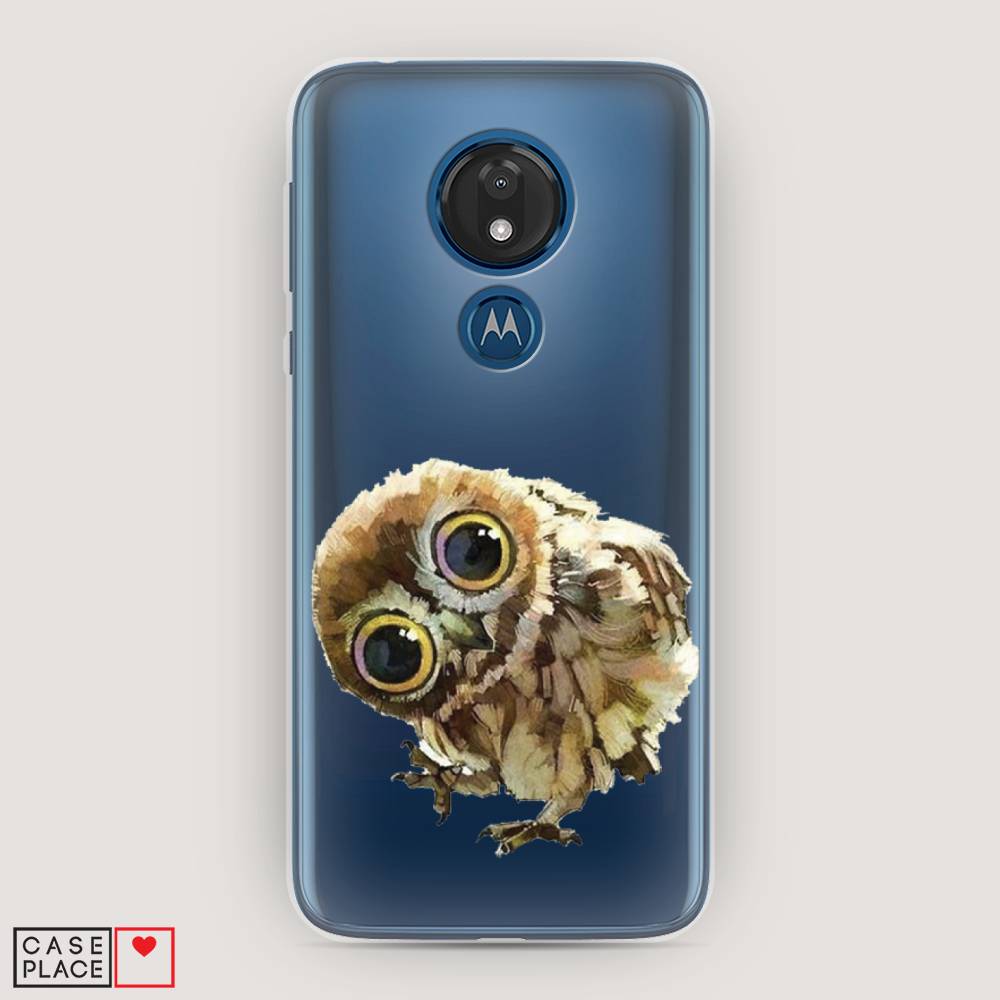 

Чехол Awog на Motorola Moto G7 / Моторола Мото G7 "Любопытный совенок", Разноцветный, 241150-1