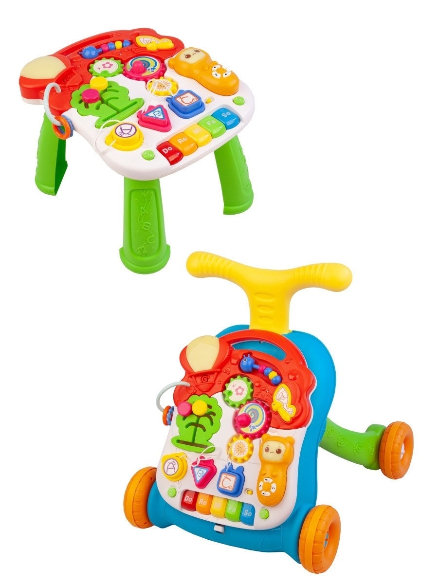 Игровой центр Ходунки-каталка 2в1 с бизибордом THOT668529