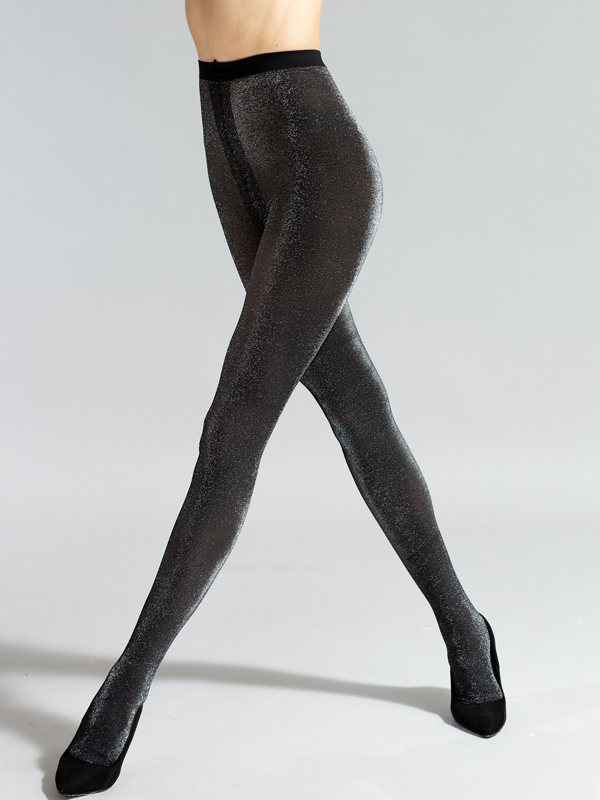 

Колготки женские Giulia LUREX 40 черные 2 (S), LUREX 40