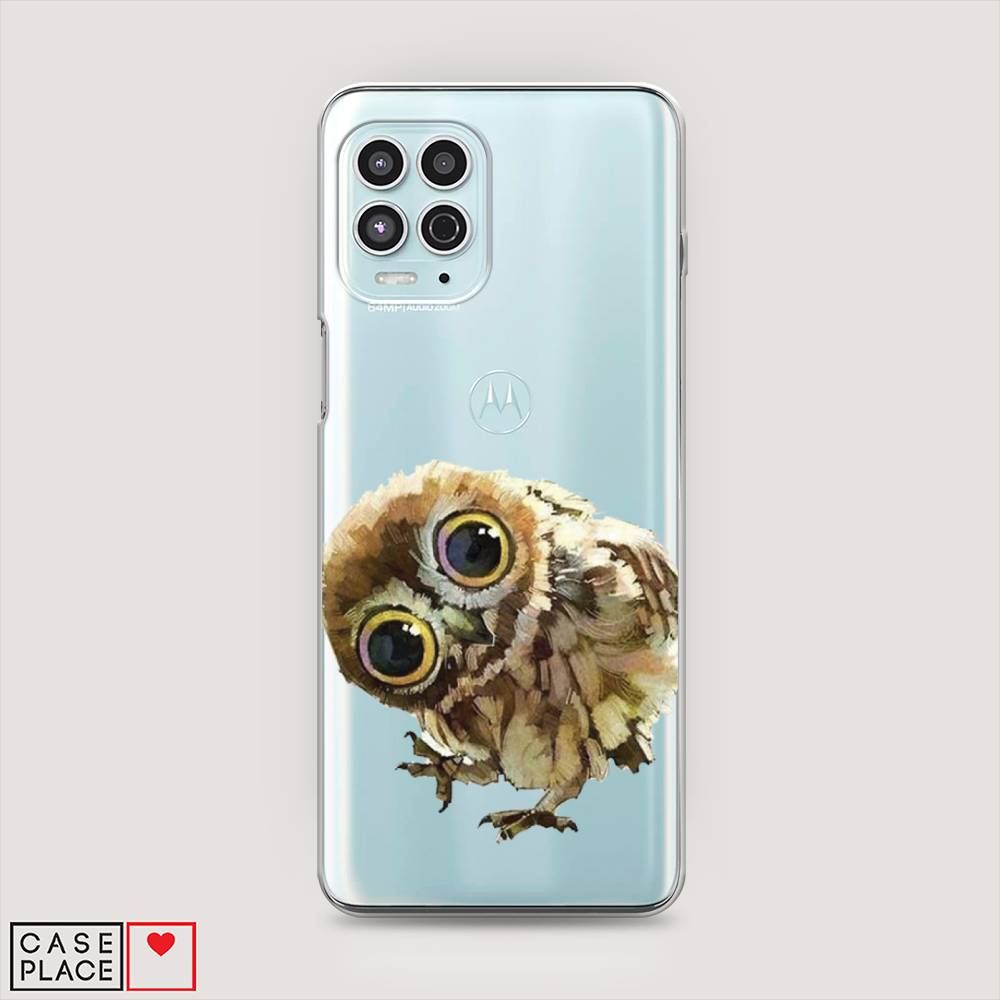 

Чехол Awog на Motorola Moto G100 "Любопытный совенок", Разноцветный, 241650-1