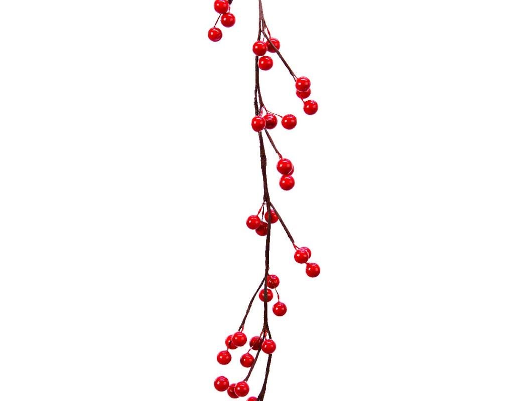 

Гирлянда ЯГОДНЫЕ НОТКИ, красная, 130 см, Kaemingk (Decoris)