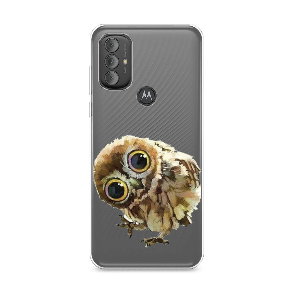 

Чехол Awog на Motorola Moto G Power 2022 "Любопытный совенок", Разноцветный, 242850-1