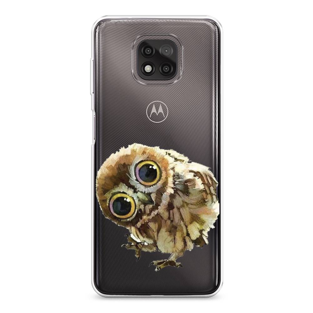 

Чехол Awog на Motorola Moto G Power 2021 "Любопытный совенок", Разноцветный, 242750-1