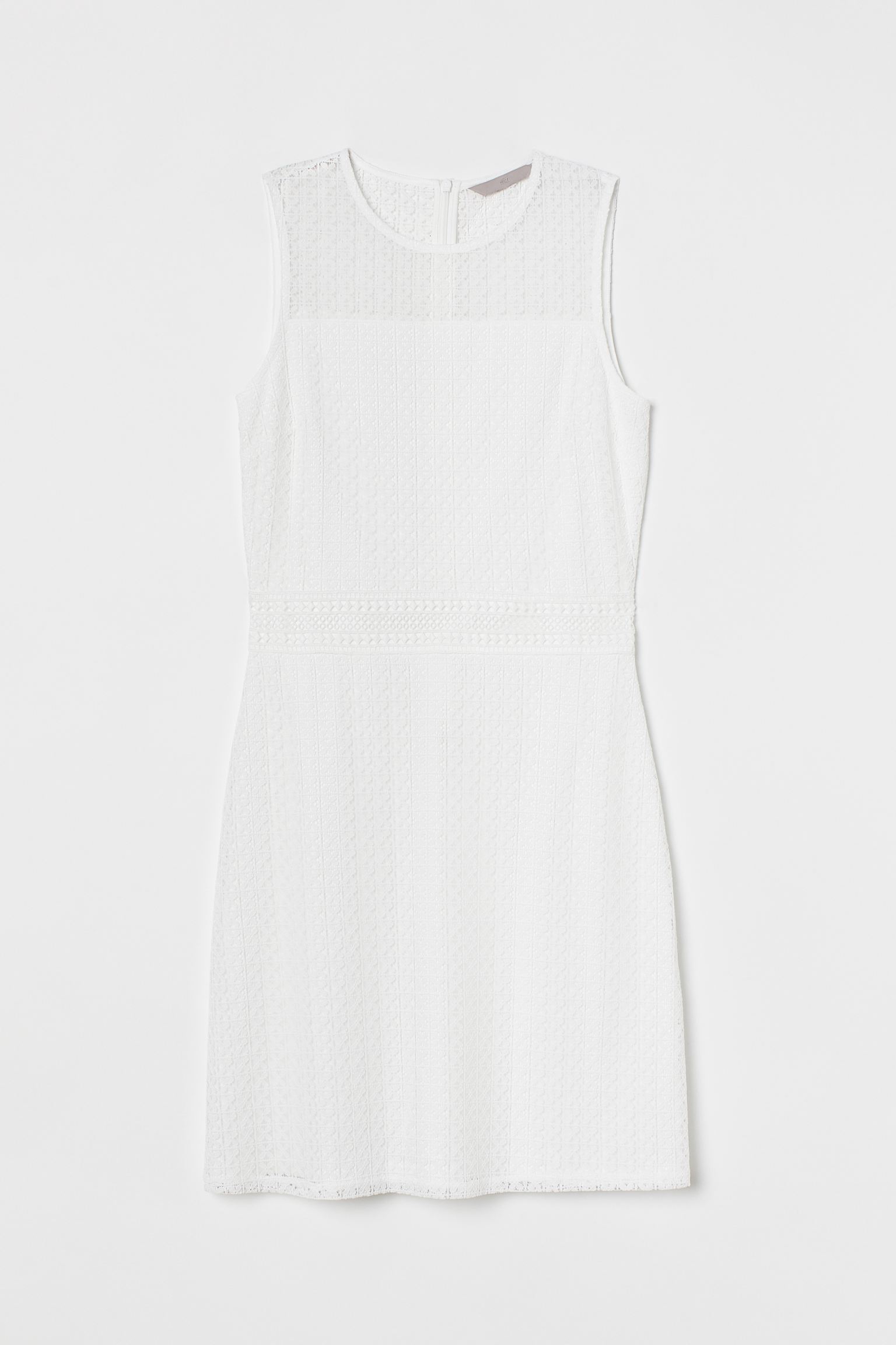 

Платье женское H&M 901648001, белое, M, Белый, 901648001