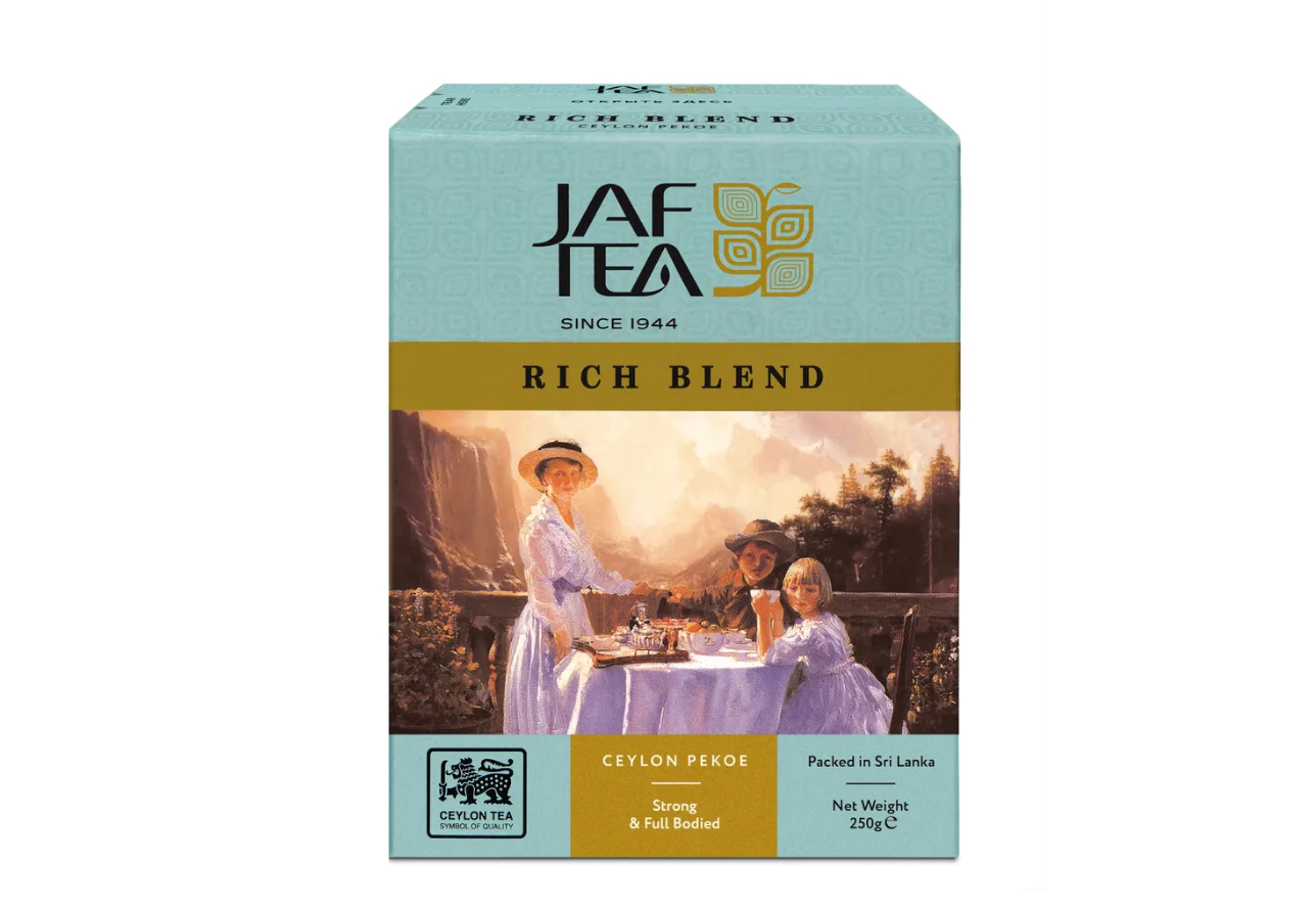 Чай Jaf Tea Rich blend чёрный, сорт пеко, 250 г