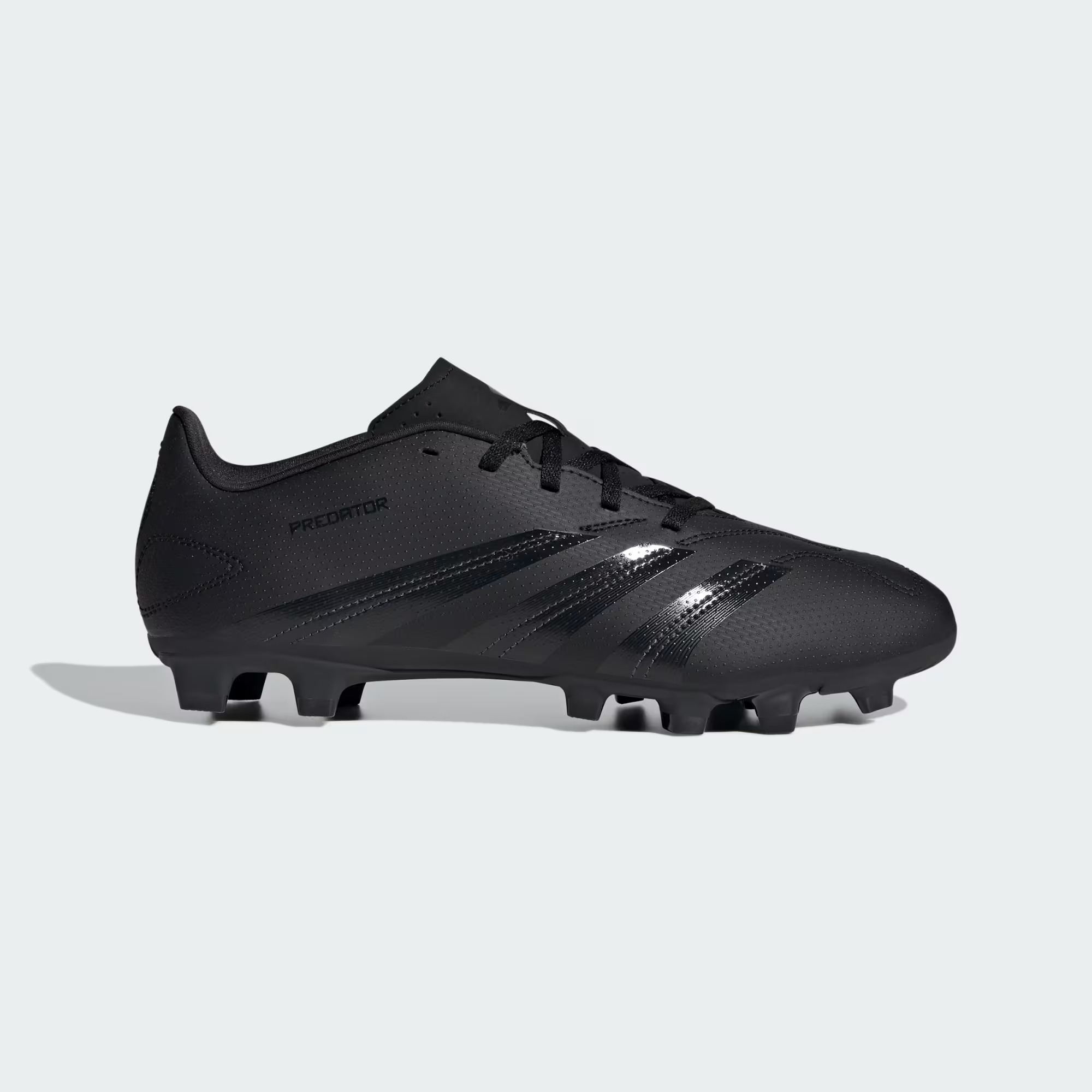 Бутсы унисекс Adidas Predator Club FXG IG7759 черные 8.5 UK