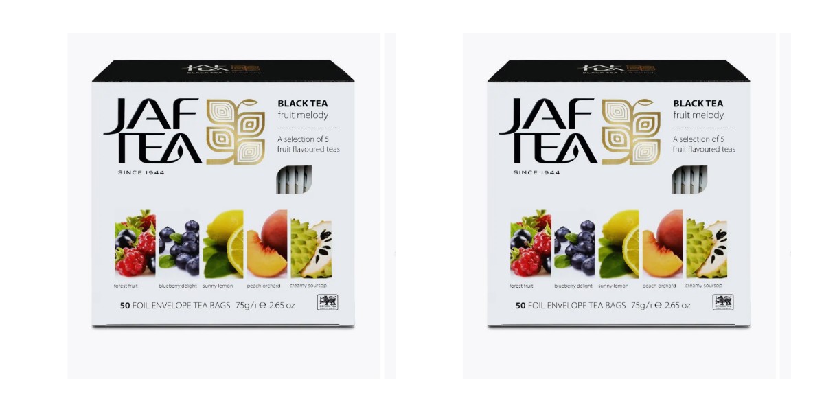 Чай Jaf Tea черный, fruit melody, 50 пак х 1,5 гр х 2 шт