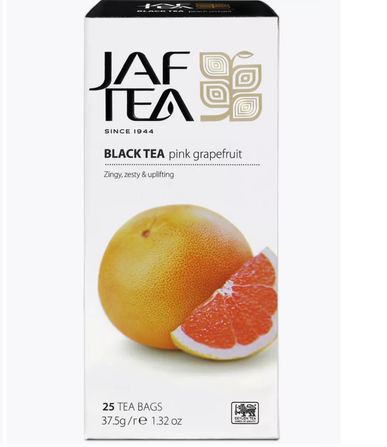 Чай Jaf tea Pink Grapefruit черный, 25 пак х 1,5 г