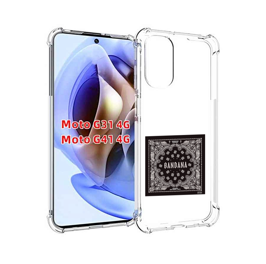 

Чехол MyPads Bandana I Big Baby Tape для Motorola Moto G31 4G / G41 4G, Прозрачный, Tocco