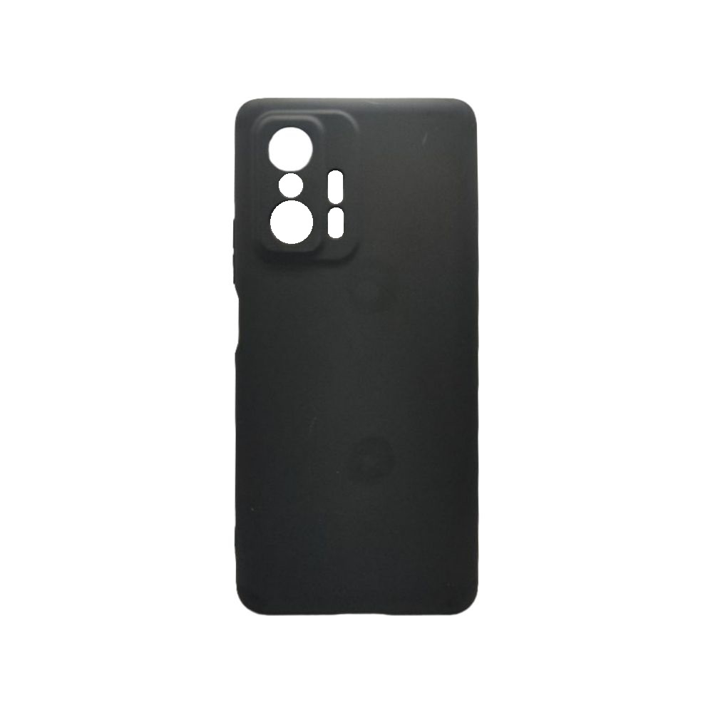 

Чехол силиконовый с защитой камеры для Xiaomi Mi 11T (черный)