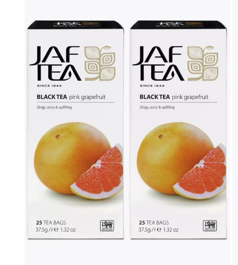 Чай Jaf tea черный , pink grapefruit, 25 пак х 2 шт