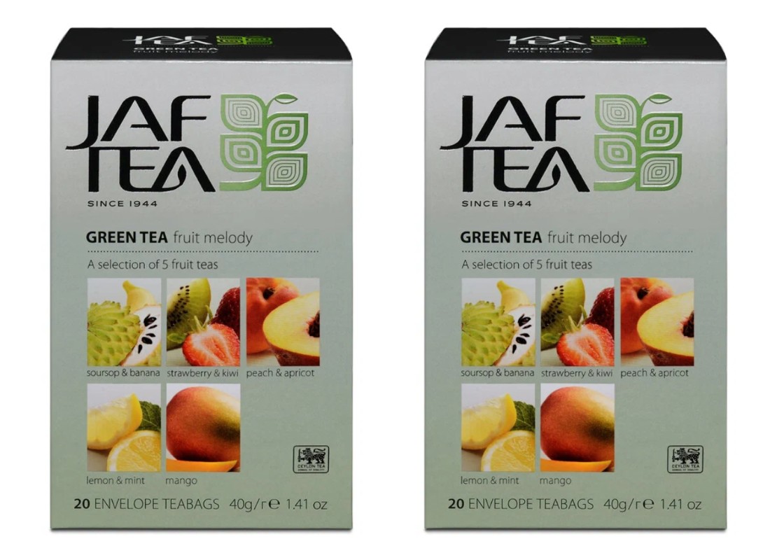 Чай Jaf Tea зеленый fruit melody 20 пак х 15 г х 2 шт 1061₽