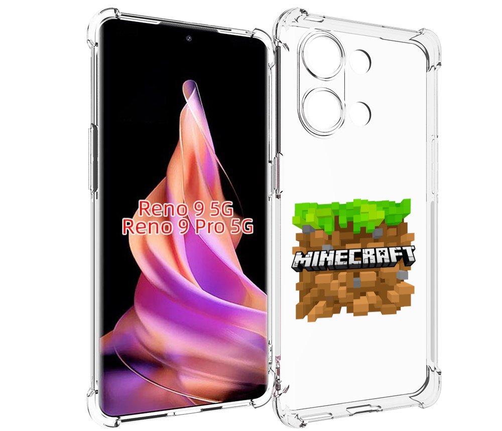 

Чехол MyPads Minecraft-2 для Oppo Reno 9/Reno 9 Pro, Прозрачный, Tocco