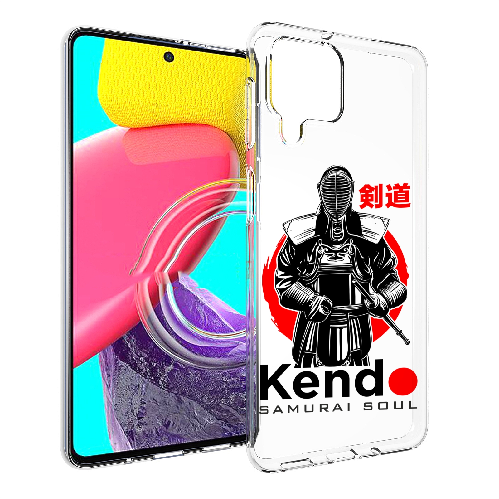 

Чехол MyPads рисованый самурай для Samsung Galaxy M53 (SM-M536), Прозрачный, Tocco