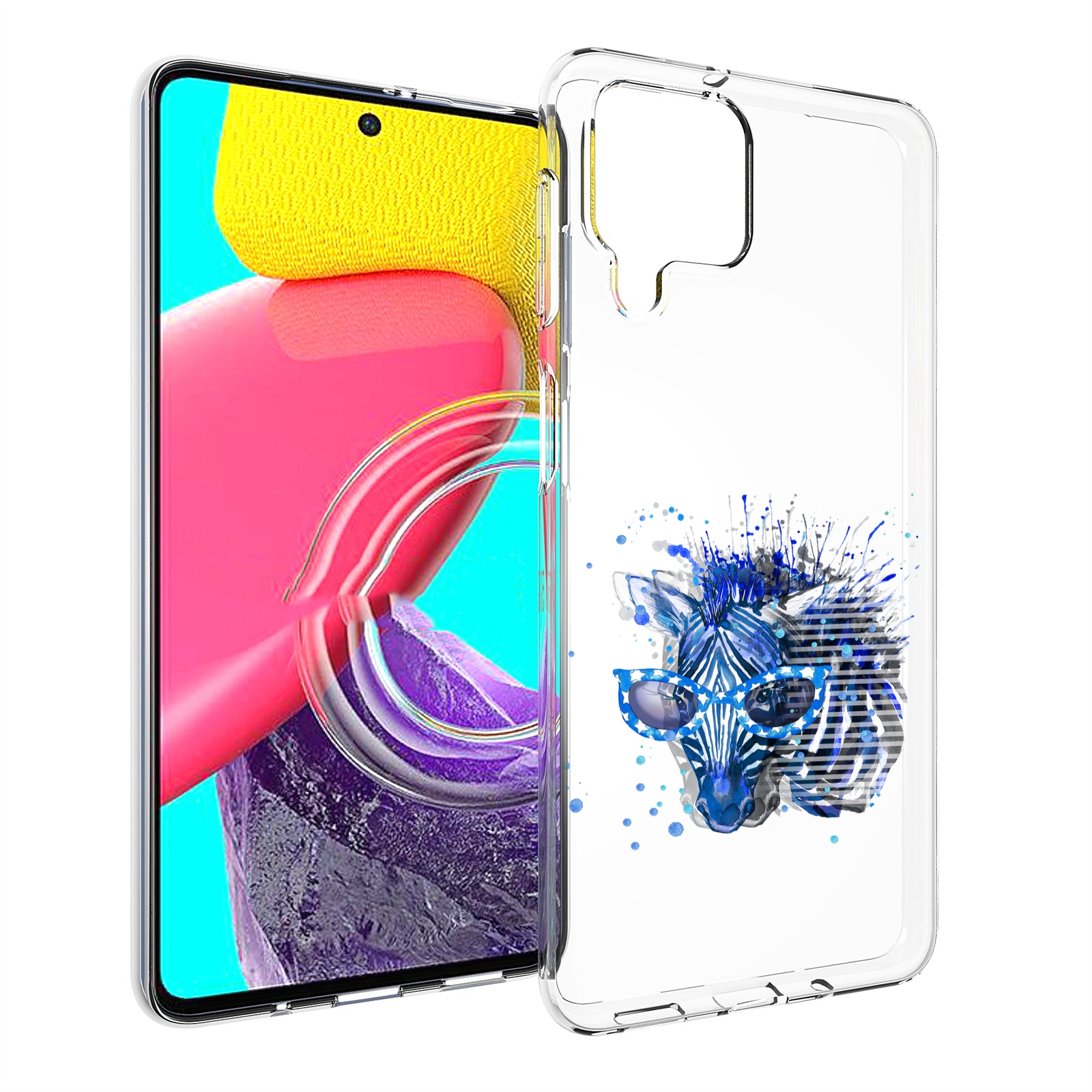 

Чехол MyPads расплывчатая зебра для Samsung Galaxy M53 (SM-M536), Прозрачный, Tocco