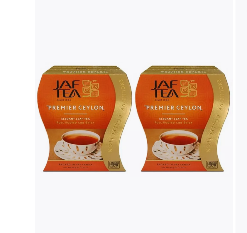 

Чай Jaf Tea черный Premier Ceylon, ОРА, 100 г х 2 шт