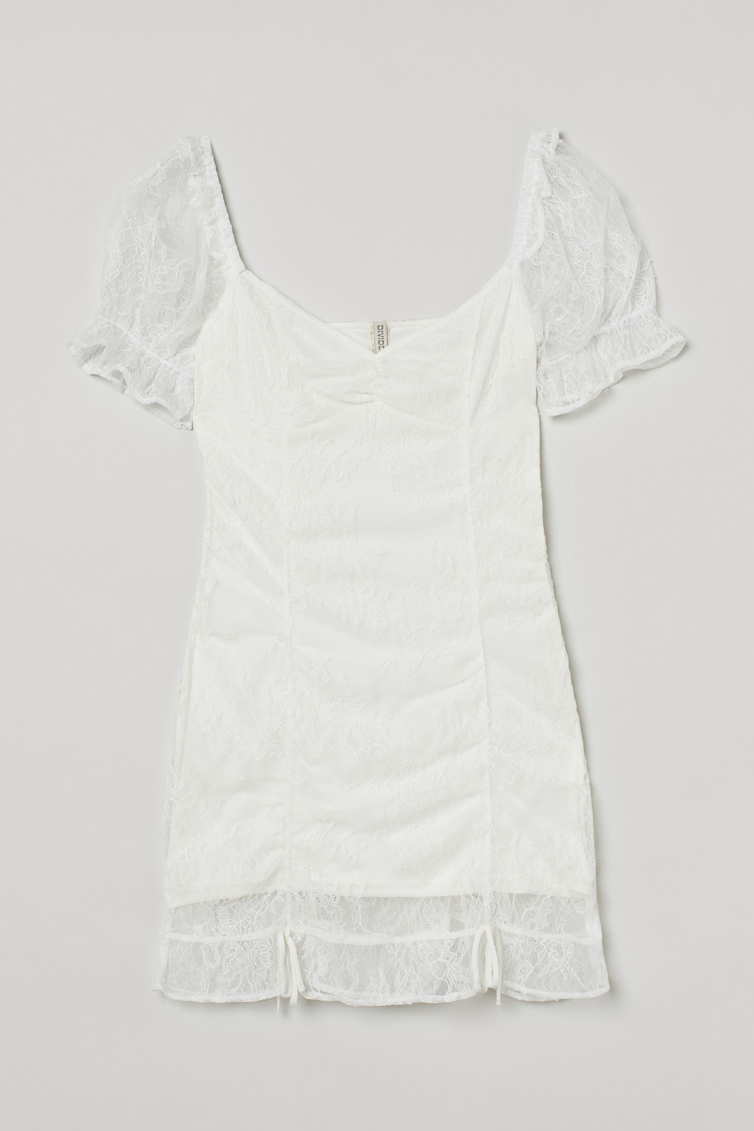 

Платье женское H&M 983499002 белое 42 EU, Белый, 983499002