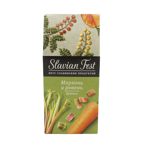 

Цукаты Slavian Fest морковь-ревень 100 г