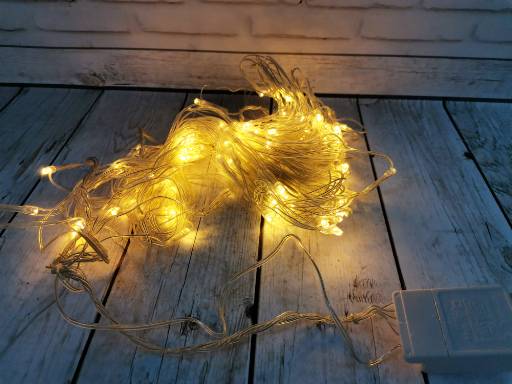

Гирлянда сетка 120 ламп LED жёлт., контроллер 8 реж., 1,5м*1,5м, арт.HXH041622