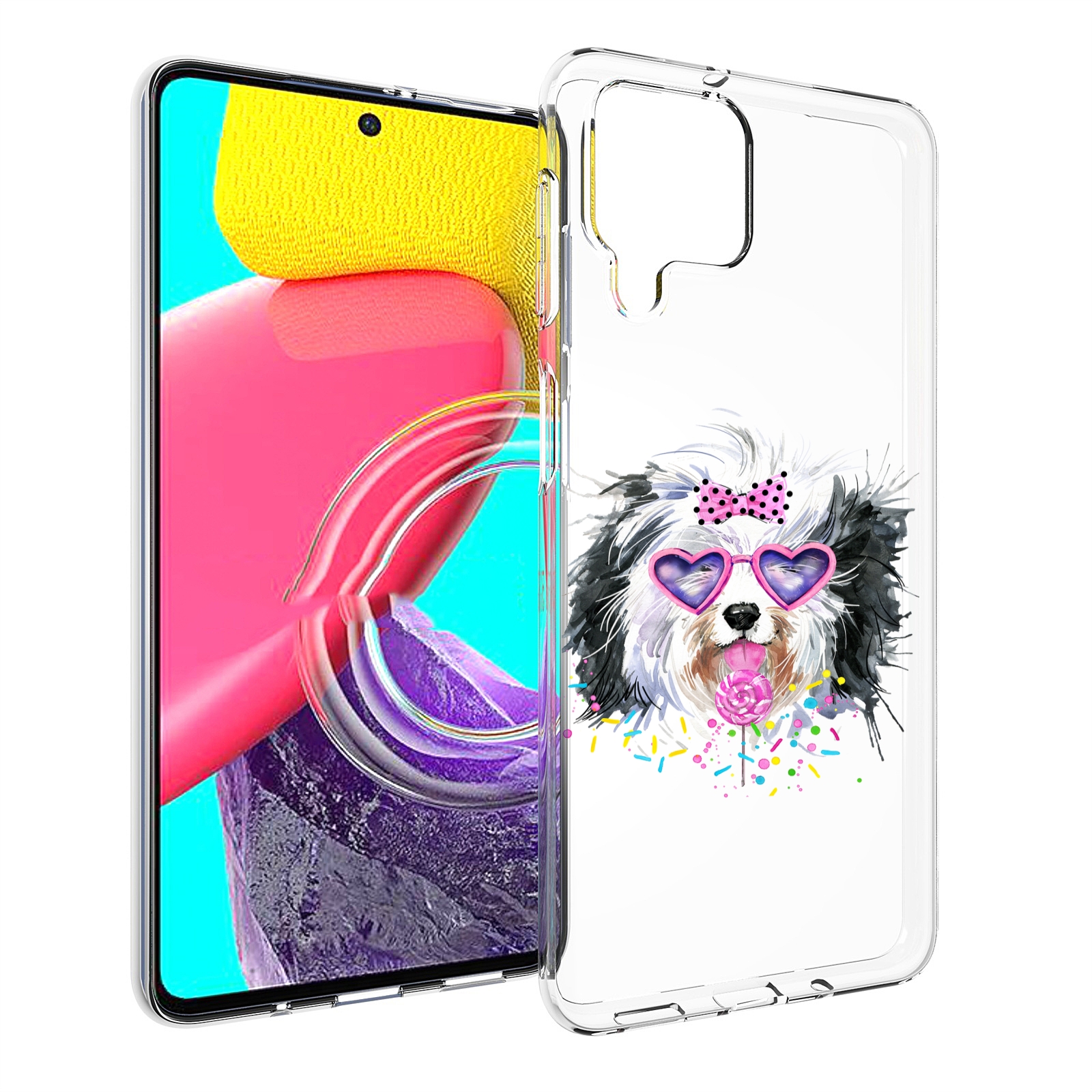 

Чехол MyPads пушистик для Samsung Galaxy M53 (SM-M536), Прозрачный, Tocco