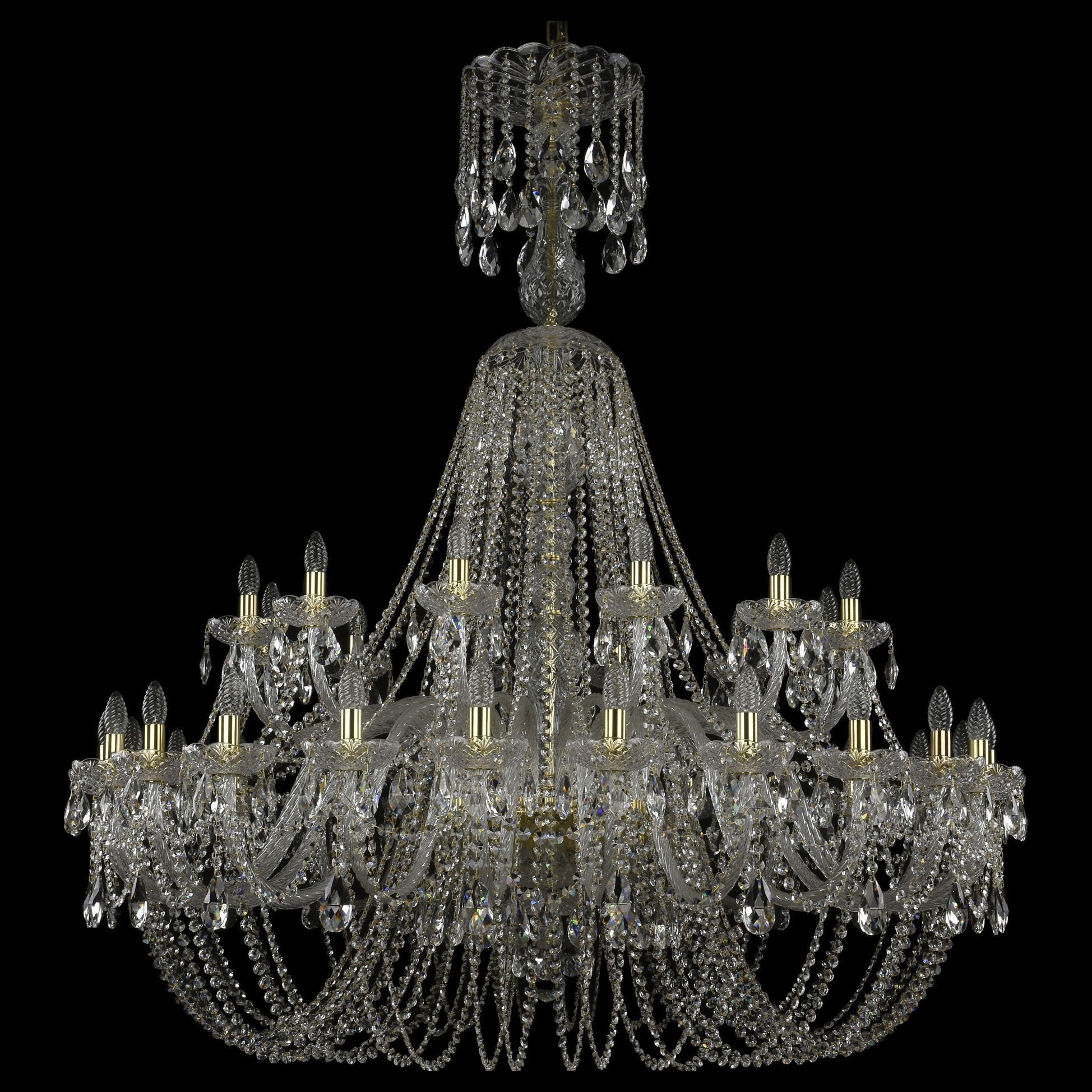 

Подвесная люстра Bohemia Art Classic 11.11.24_12.530.XL-165.Gd.Sp