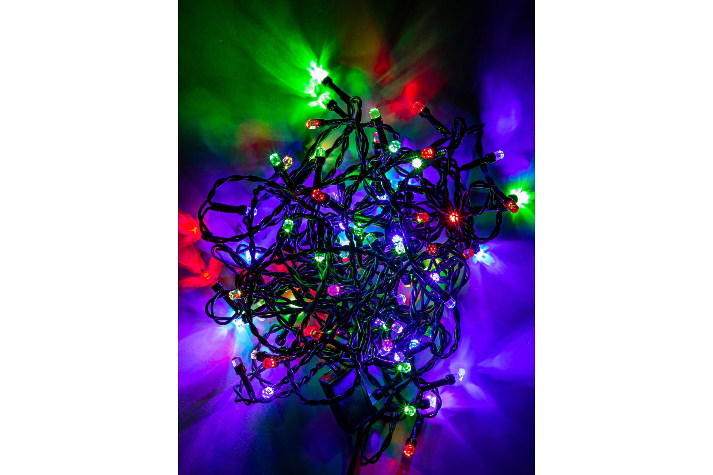 Световая гирлянда новогодняя КОСМОС KOC_GIR300_RGB 31,5 м разноцветный/RGB