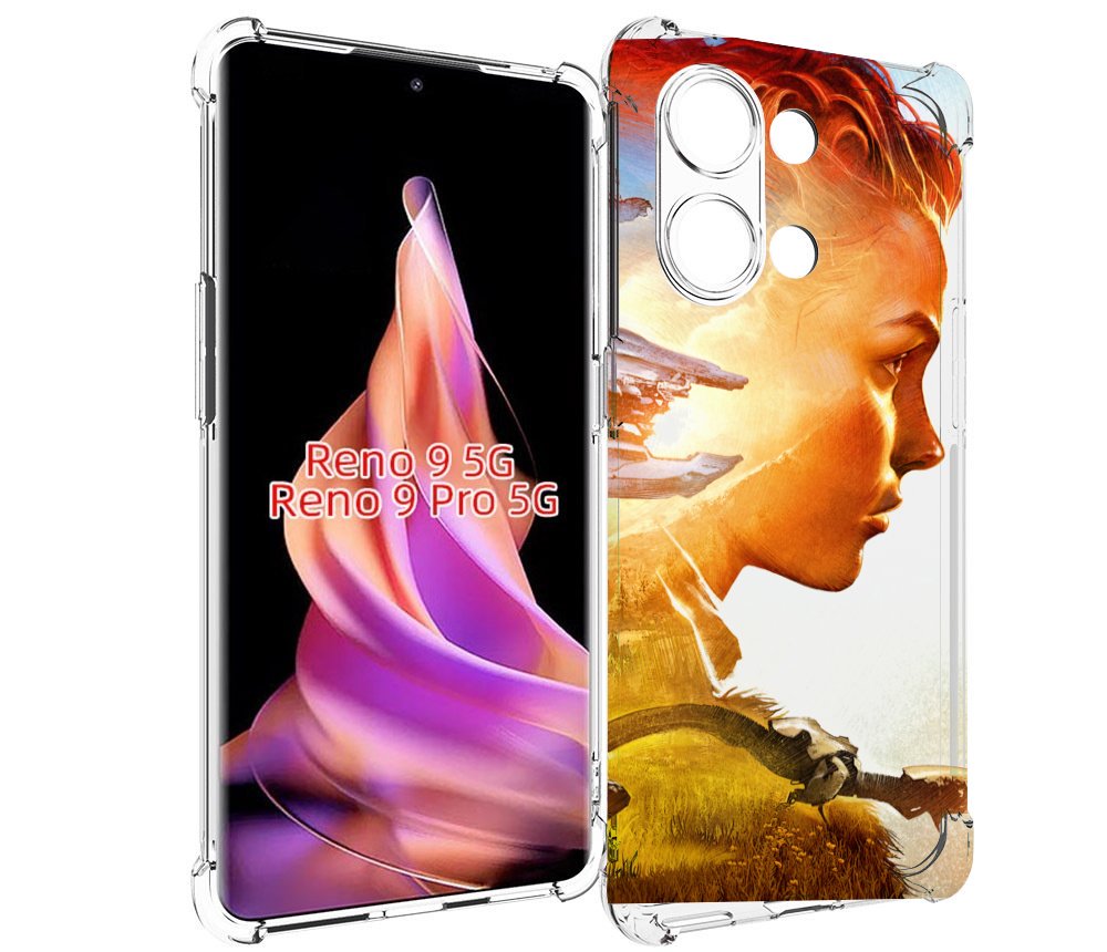 

Чехол MyPads Horizon Zero Dawn art для Oppo Reno 9/Reno 9 Pro, Прозрачный, Tocco