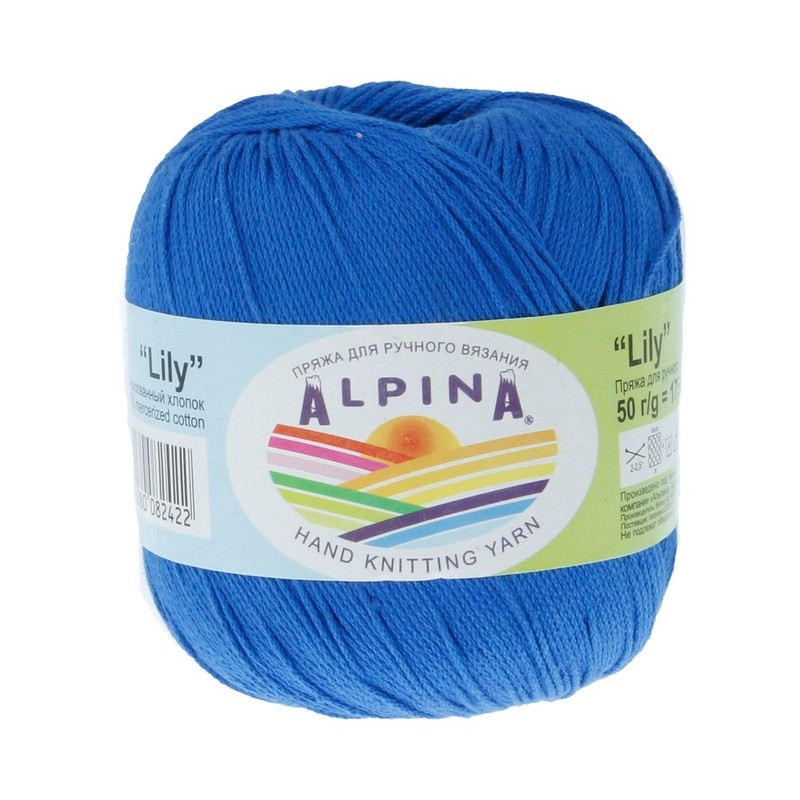 

Пряжа Alpina Lily №100 синий, Lily