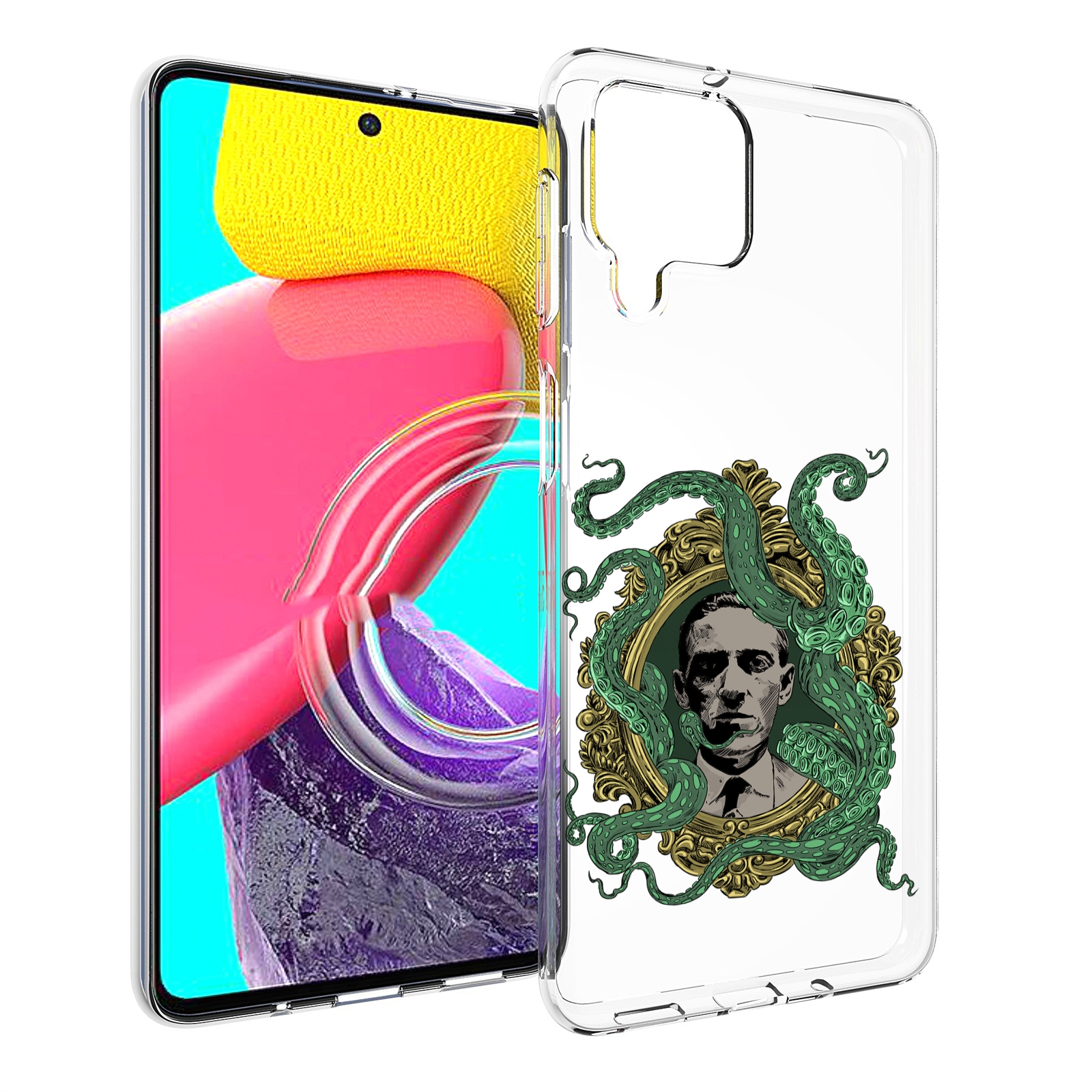 

Чехол MyPads портрет с кракеном для Samsung Galaxy M53 (SM-M536), Прозрачный, Tocco