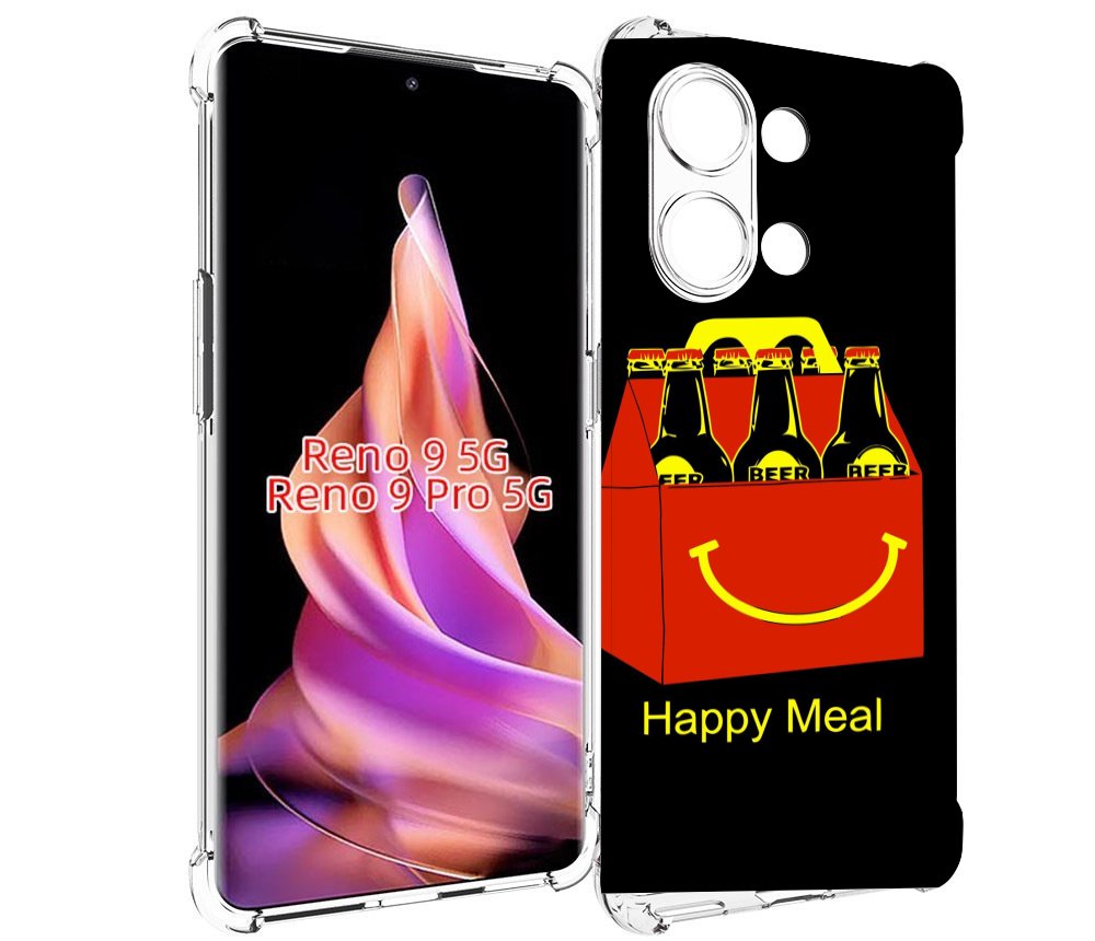

Чехол MyPads Happy Meal для Oppo Reno 9/Reno 9 Pro, Прозрачный, Tocco