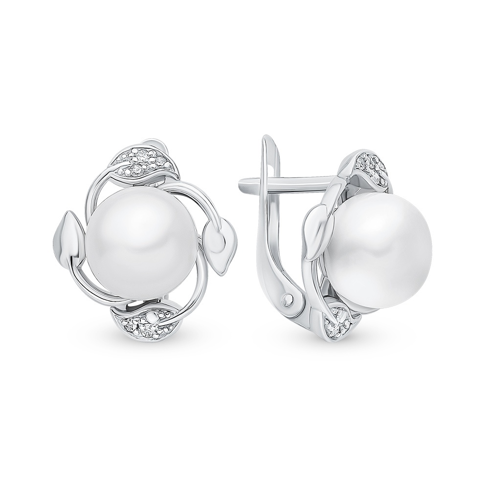 

Серьги из серебра с жемчугом 585Gold 702008105, 702008105