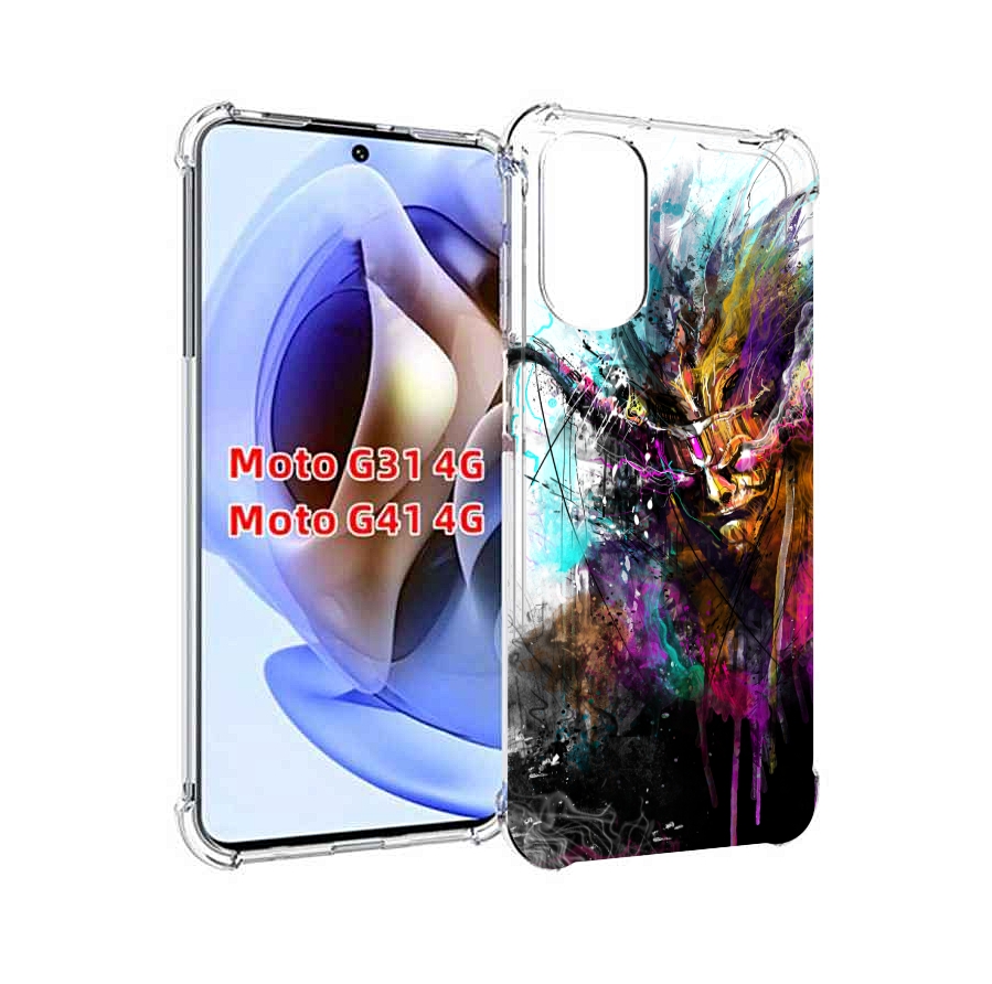 

Чехол MyPads яркий дьявол для Motorola Moto G31 4G / G41 4G, Прозрачный, Tocco