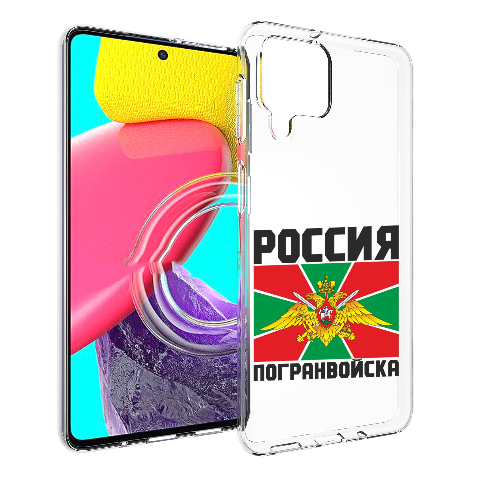 

Чехол MyPads погранвойска для Samsung Galaxy M53 (SM-M536), Прозрачный, Tocco