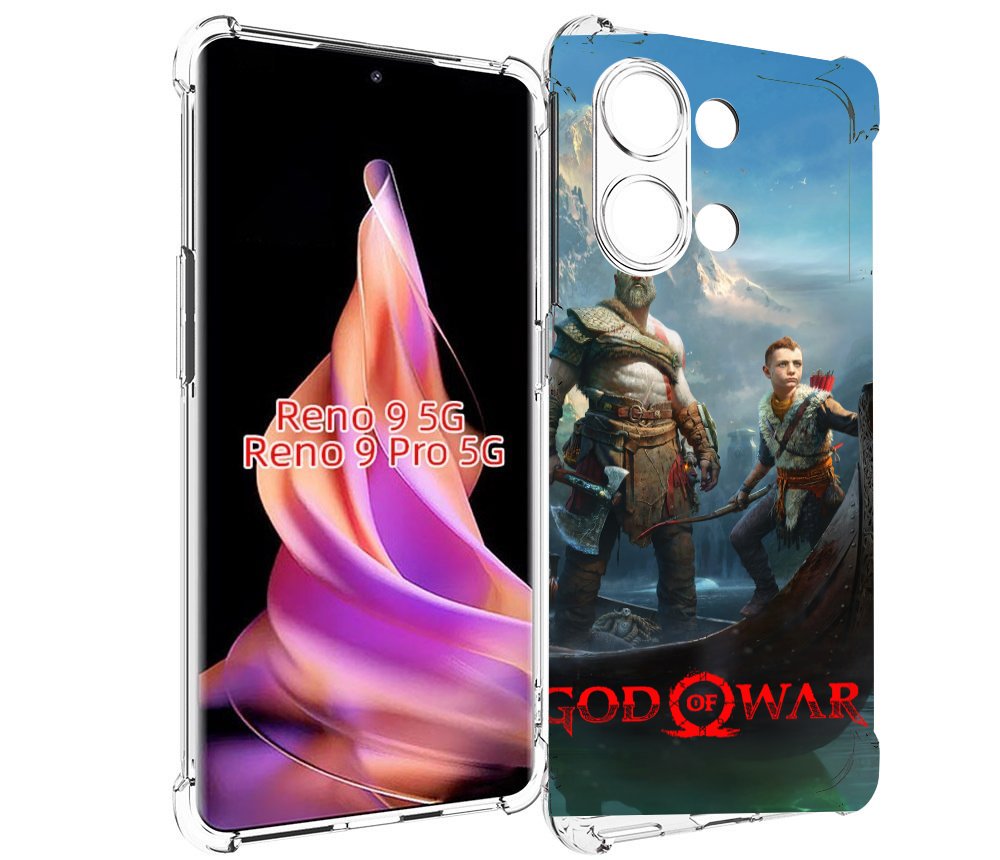 

Чехол MyPads God Of War Кратос Атрей для Oppo Reno 9/Reno 9 Pro, Прозрачный, Tocco