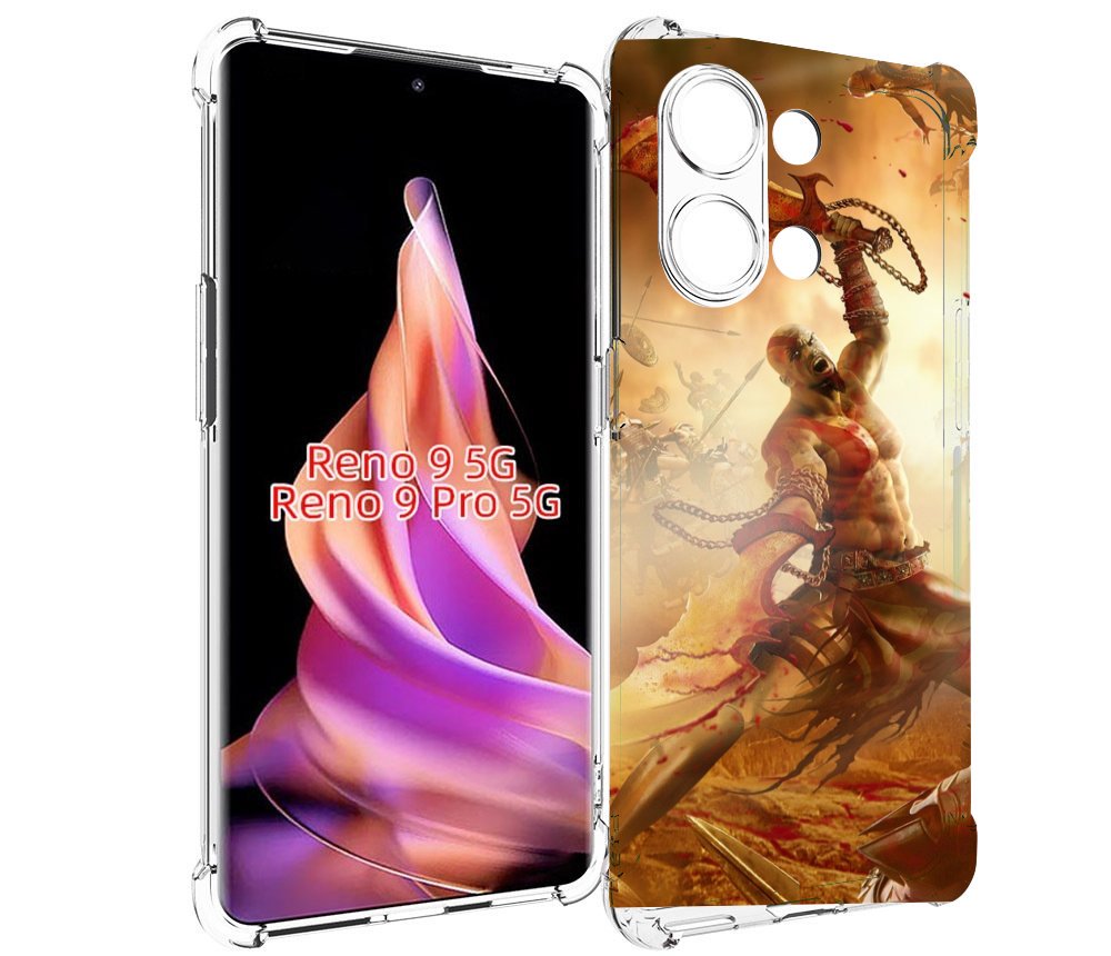 

Чехол MyPads God Of War III для Oppo Reno 9/Reno 9 Pro, Прозрачный, Tocco