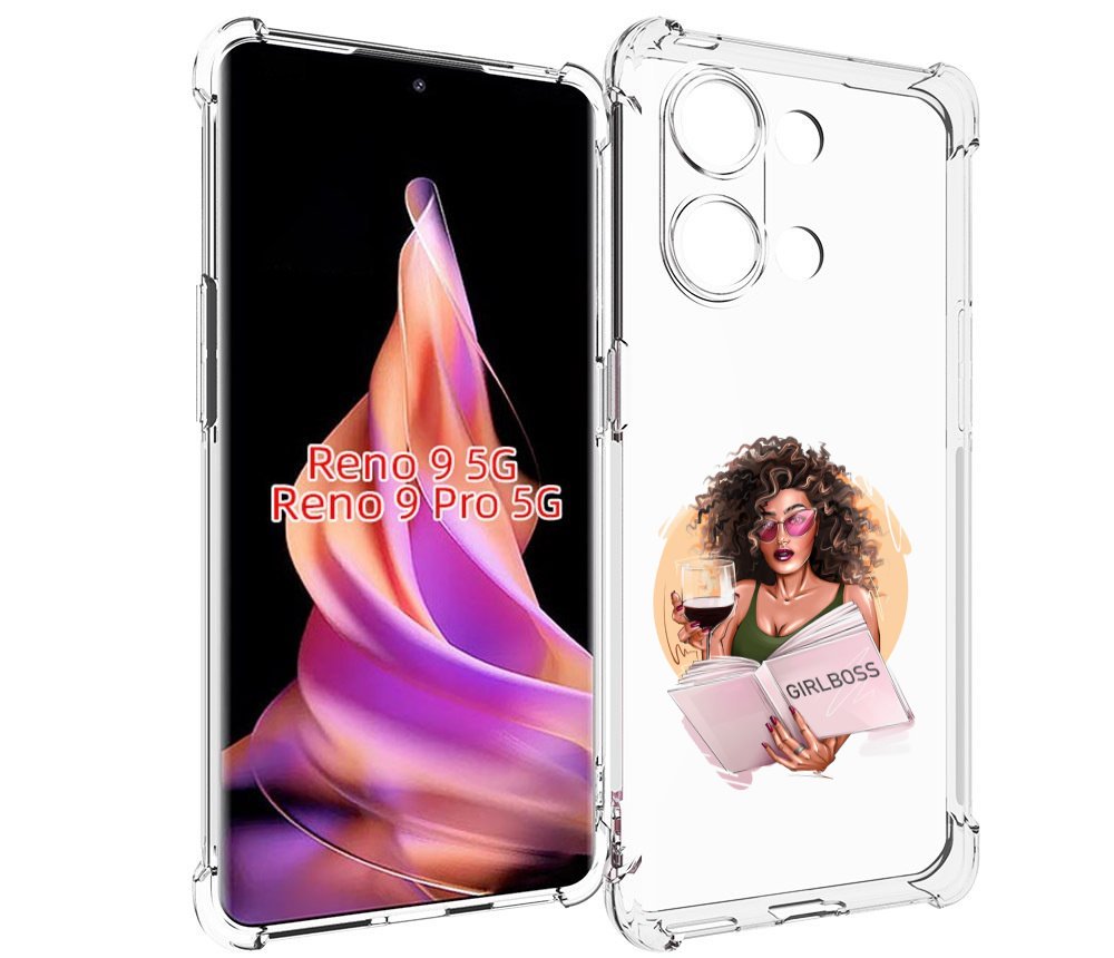 

Чехол MyPads Girlboss with wine girlboss art love books an wine _ Etsy женский для OPPO..., Прозрачный, Tocco