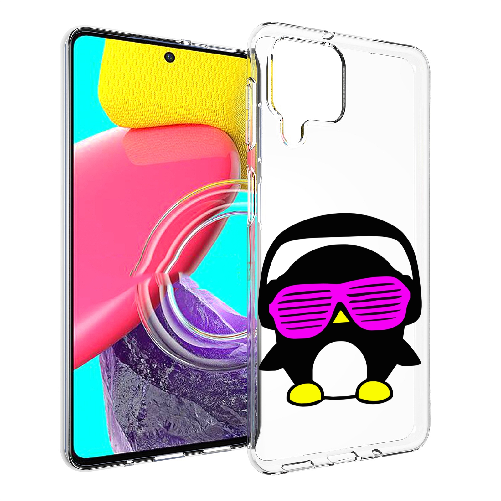 

Чехол MyPads пингвин для Samsung Galaxy M53 (SM-M536), Прозрачный, Tocco