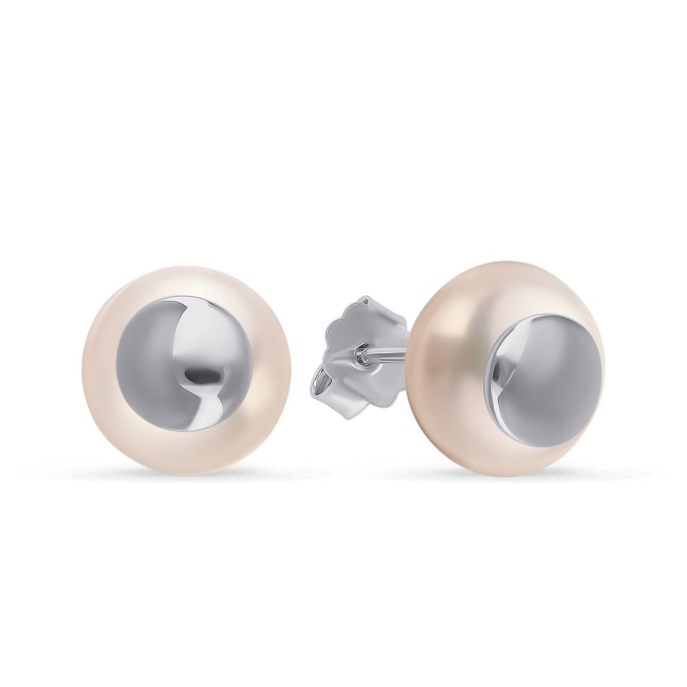 

Серьги из серебра с жемчугом 585Gold 702007492, 702007492