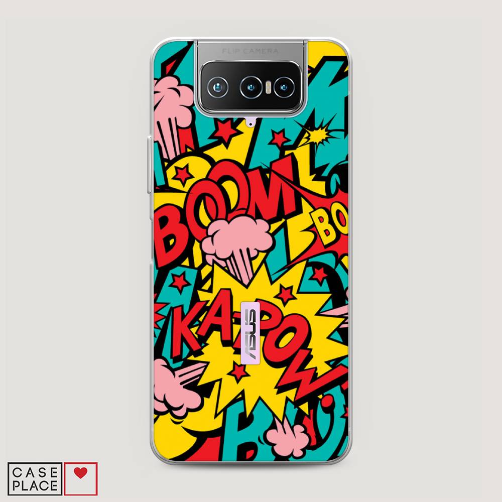 фото Чехол awog "постер pop art" для asus zenfone 7 zs670ks