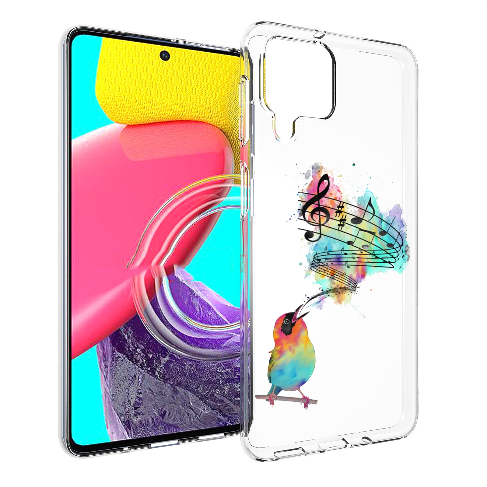 

Чехол MyPads певчая птичка для Samsung Galaxy M53 (SM-M536), Прозрачный, Tocco