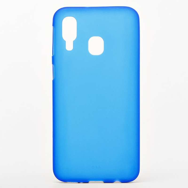 

Чехол силиконовый матовый BaseMarket для Samsung A405F Galaxy A40 (синий)