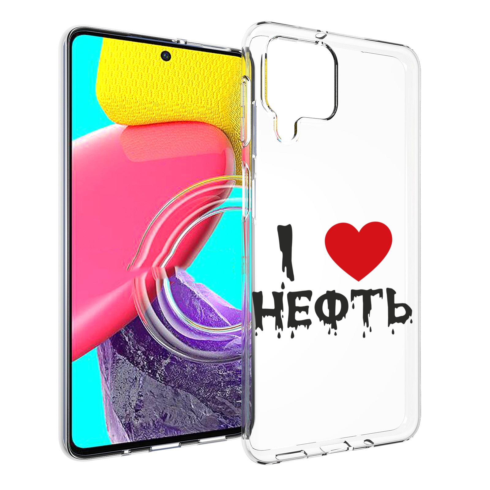 

Чехол MyPads нефть для Samsung Galaxy M53 (SM-M536), Прозрачный, Tocco