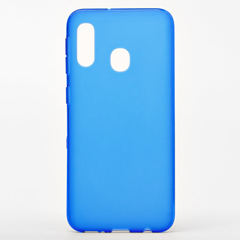 

Чехол силиконовый матовый BaseMarket для Samsung A202F Galaxy A20e (синий)