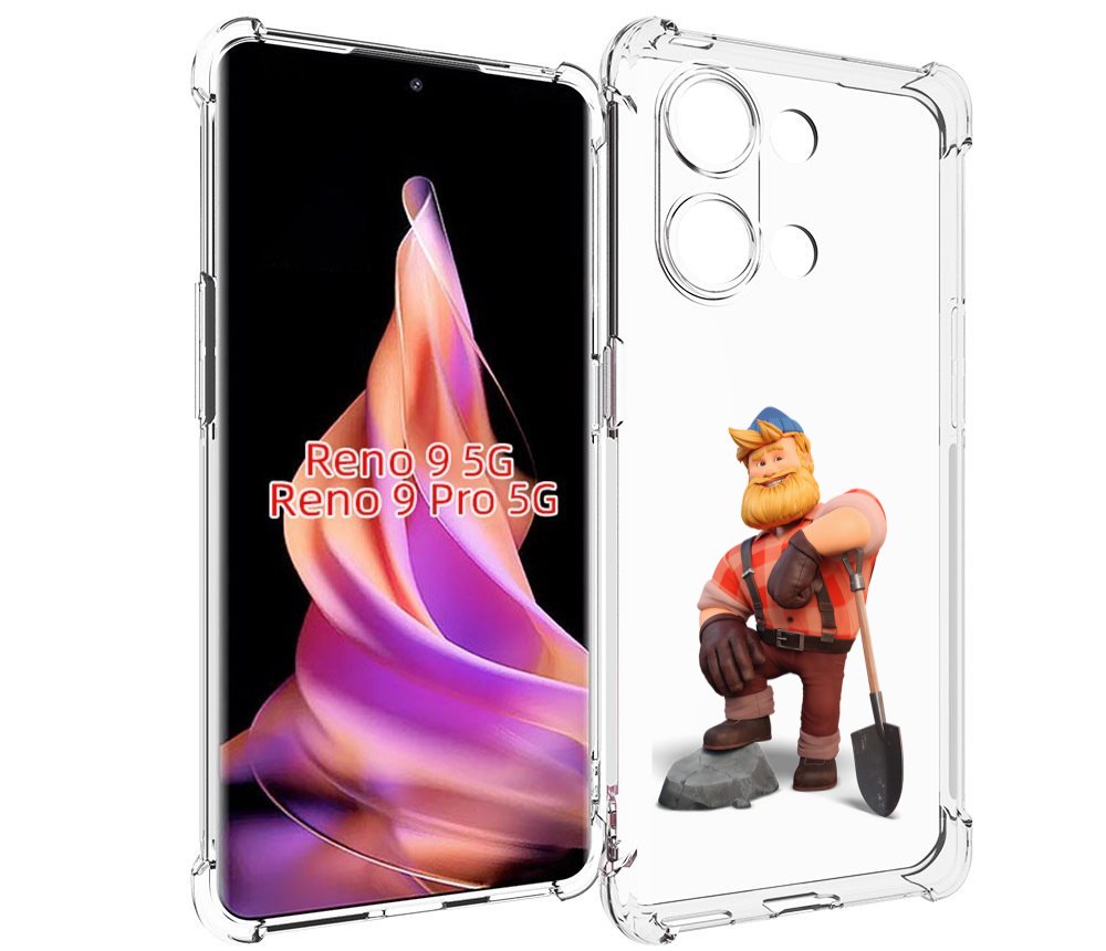 

Чехол MyPads FarmVille-2 для Oppo Reno 9/Reno 9 Pro, Прозрачный, Tocco