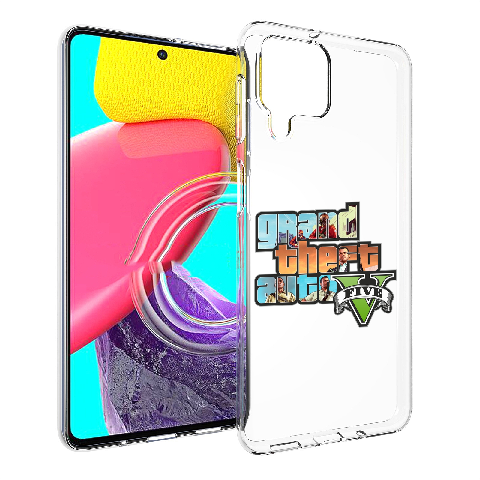 

Чехол MyPads ГТА для Samsung Galaxy M53 (SM-M536), Прозрачный, Tocco